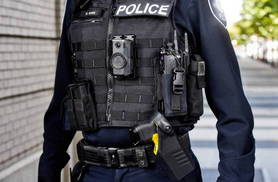 Promotional image of an Axon Body 3 camera. (Axon Public Safety Canada)