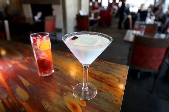 Mocktails like these and more can be had at Club Soda, Parlour Coffee's one-time only non-alcoholic pop-up. (Ruth Bonneville / Winnipeg Free Press)
