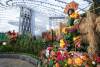 Juliet Cadiz of Posh Pampas highlighted the Pahiyas 
Festival in the Philippines. It is one of 15 one-of-a-kind floral mannequins inspired by global travel destinations created by local florists using fresh flowers and other natural plant material. (Ruth Bonneville / Winnipeg Free Press)
