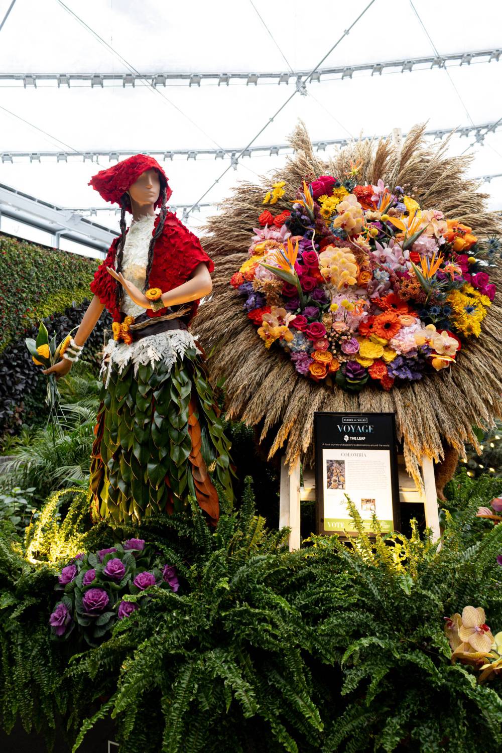 Broadway Florists pay homage to Medellín, Colombia's renowned annual Silleteros Parade. (Supplied)
