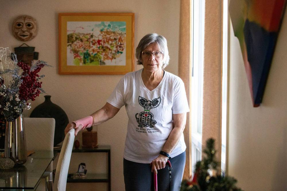 MIKAELA MACKENZIE / WINNIPEG FREE PRESS FILES
Judy Waytiuk, who got two hip replacement surgeries in Fargo, N.D., says the $36.95-million price tag is ‘lunacy.’