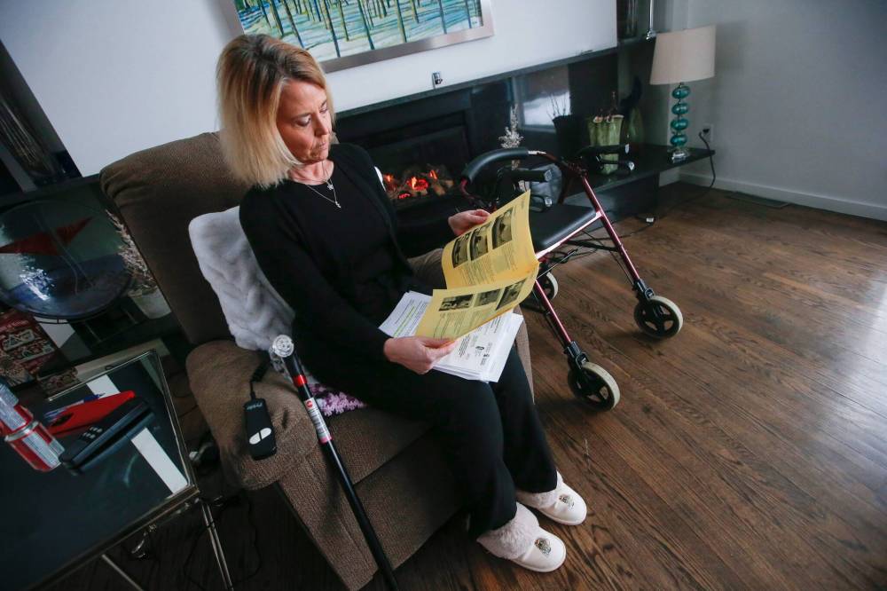 John Woods / Winnipeg Free Press
During the months before surgery Carr endured pain so relentless that it made working difficult.