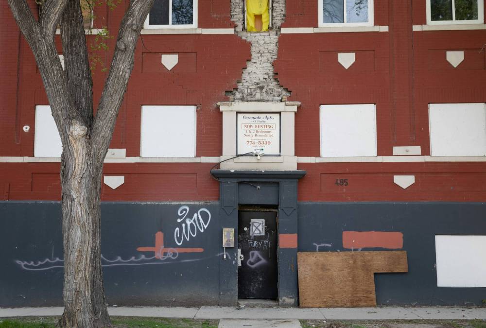JESSICA LEE / FREE PRESS FILES
There have been four previous fires at 485 Furby St. in as many years: in March 2020, July 2022, September 2022 and May 2023.