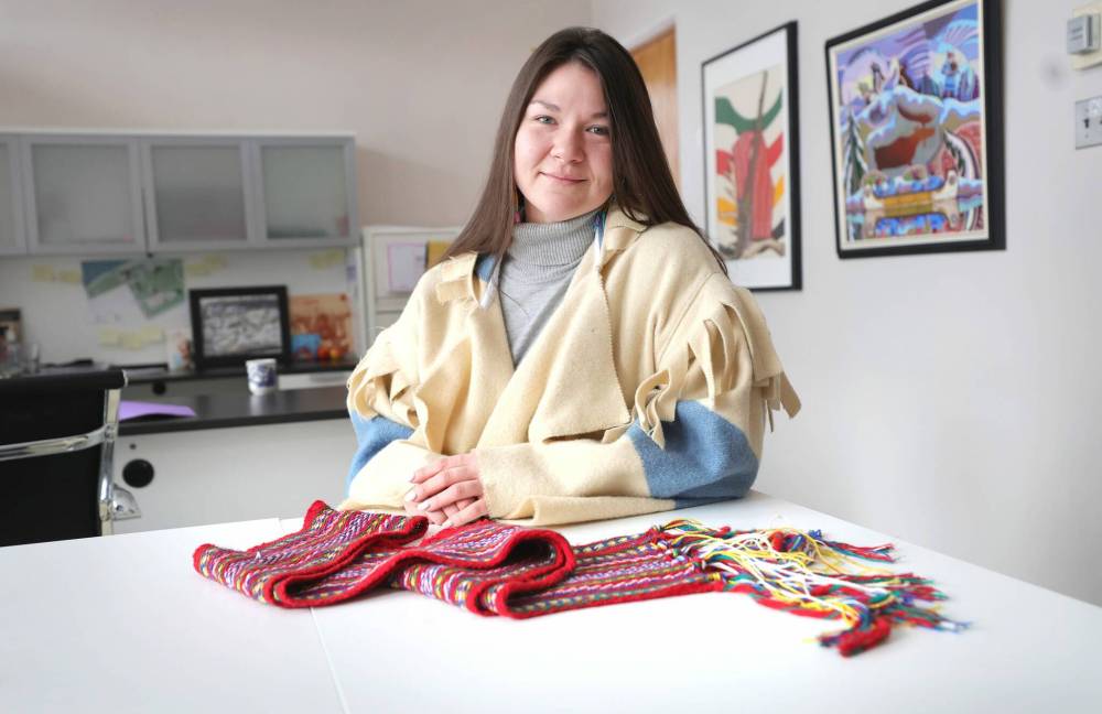 RUTH BONNEVILLE / WINNIPEG FREE PRESS 
Festival du Voyageur executive director Breanne Lavallée-Heckert says the organization is proud to help protect the Michif language.