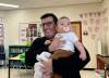 Maggie Macintosh / Winnipeg Free Press
                                Brendan Christianson and his baby, August &mdash; a &lsquo;tiny teacher&rsquo; at Lavallee School &mdash; are regular visitors at the elementary school as part of its Roots of Empathy program.