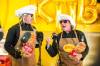 MIKAELA MACKENZIE / WINNIPEG FREE PRESS Pepper (left) and Chip Foster, new owners of KUB Bakery, at a press conference announcing the sale of the bread bakery in Winnipeg on Wednesday, Jan. 4, 2023. For Gabby story. Winnipeg Free Press 2022.