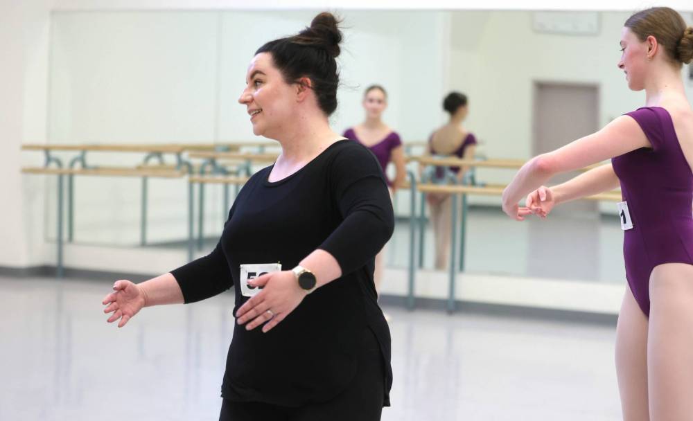 Any body hang ups I came into the studio with disappear. When you’re moving your body in a beautiful way, you feel beautiful, writes Zoratti. (Ruth Bonneville / Winnipeg Free Press)