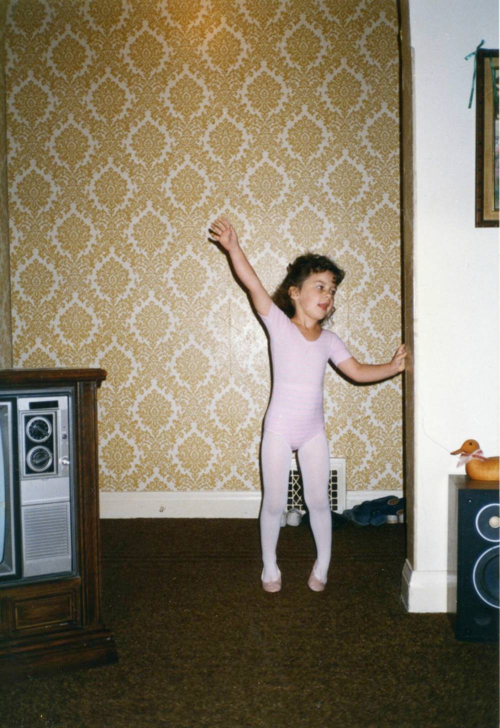 Zoratti is no stranger to ballet, seen here at age 4. (Supplied)