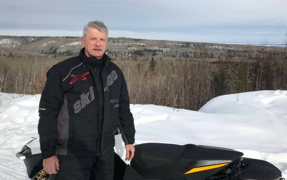 John Fleming, 68, volunteers with the Eastman SnoPALS snowmobile club. (Supplied)