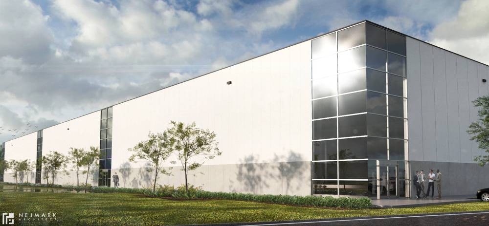 SUPPLIED PHOTO
An artist’s rendering of Groupe Touchette’s planned 112,000-square-foot distribution centre in Brookside Industrial Park.