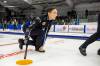 BROOK JONES / WINNIPEG FREE PRESS
                                Skip Kristy Watling watches her shot during her team&rsquo;s match against Team Lawes Wednesday in Morden.