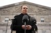 Liberal member of Parliament Steven MacKinnon speaks to media after being sworn in as Leader of the Government in the House of Commons during a ceremony at Rideau Hall in Ottawa on Monday, Jan. 8, 2024. THE CANADIAN PRESS/Sean Kilpatrick