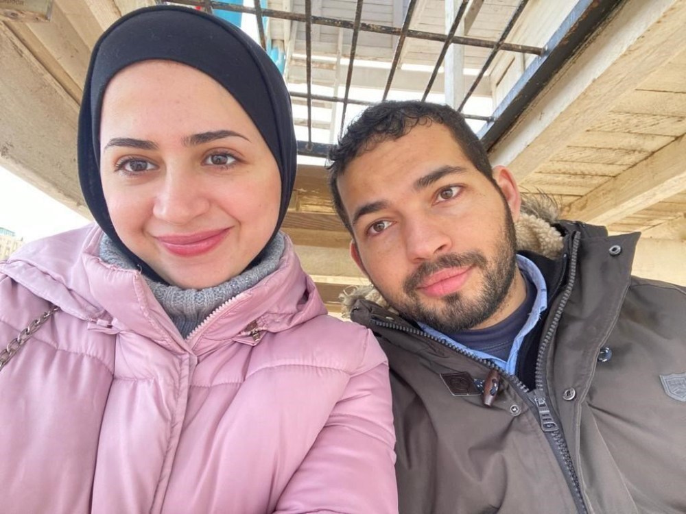 An Ontario woman fears the death of her brother during the conflict in Gaza means her pregnant sister-in-law will not qualify for a federal program to help extended family members of Canadians escape to safety. Saafa Mousa and her husband Omar Ziara are seen in Gaza in a Feb. 4, 2023, handout selfie. THE CANADIAN PRESS/HO-Safaa Mousa, *MANDATORY CREDIT*
