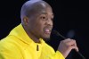 Columbus Crew midfielder Darlington Nagbe speaks during a news conference at the Major League Soccer 2024 Media Day, Thursday, Jan. 11, 2024, in Miami Beach, Fla. (AP Photo/Wilfredo Lee)