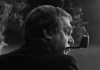 Ed Broadbent sits quietly smoking his pipe during an open forum held by the NDP caucus in Port Coquitlam on October 18, 1980. Public figures and political institutions are sharing condolences and fond memories of Ed Broadbent, the former leader of the New Democrats, who died at the age of 87. THE CANADIAN PRESS/Andy Clark
