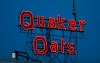 FILE - The Quaker Oats sign is seen in Cedar Rapids, Iowa on Tuesday, June 8, 2021. The Quaker Oats Company has expanded a December recall of more than 40 products that may be contaminated with salmonella to include two dozen additional types of granola bars, cereals and snack foods, Friday, Jan. 12, 2023. (Rebecca F. Miller/The Gazette via AP, File)