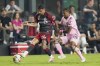 Toronto FC forward Lorenzo Insigne (24) passes past Inter Miami defender DeAndre Yedlin during the first half of an MLS soccer match, Wednesday, Sept. 20, 2023, in Fort Lauderdale, Fla. THE CANADIAN PRESS/AP-Wilfredo Lee