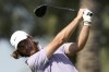 Tommy Fleetwood of England tees off on the 7th hole during the final round of Dubai Invitational golf tournament, in Dubai, United Arab Emirates, Sunday, Jan. 14, 2024. (AP Photo/Kamran Jebreili)