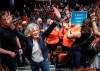 Alberta NDP Leader Rachel Notley attends a campaign rally with supporters in Calgary, Saturday, May 27, 2023. THE CANADIAN PRESS/Jeff McIntosh