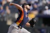 FILE - Houston Astros relief pitcher Kendall Graveman throws during the ninth inning of a baseball game against the Kansas City Royals Sunday, Sept. 17, 2023, in Kansas City, Mo. Graveman will miss the 2024 season after having surgery on his right shoulder, Astros general manager Dana Brown announced Tuesday, Jan. 16, 2024.(AP Photo/Charlie Riedel, File)
