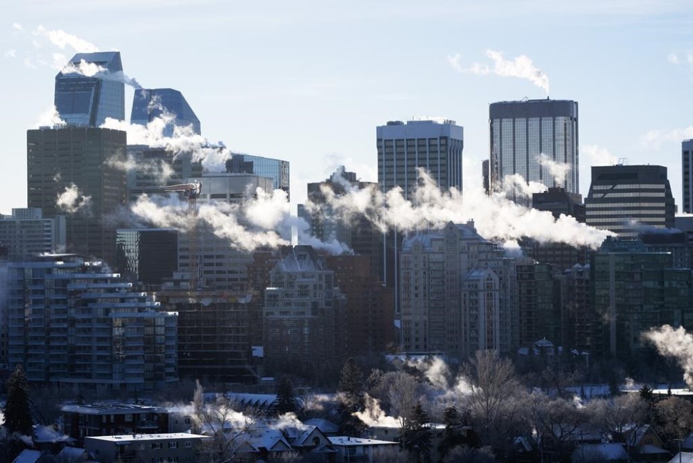 A series of electricity grid alerts in Alberta during last weekend's deep freeze made headlines across the country, but experts say power systems all across North America are increasingly at risk of being overloaded during severe weather. Freezing temperatures as low as -38 Celsius have hit the city of Calgary, Alta., Monday, Jan. 15, 2024. THE CANADIAN PRESS/Todd Korol