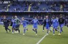 Empoli's players celebrate their 3-0 win at the end of the Italian Serie A soccer match between Empoli and AC Monza, at the Castellani Stadium, in Empoli, Italy, Sunday, Jan. 21, 2024. (Marco Bucco/LaPresse via AP)