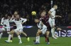 Genoa's Kevin Strootman and Salernitana's Giulio Maggiore battle for the ball during the Italian Serie A soccer match between Salernitana and Genoa at the Arechi stadium in Salerno, Italy, Sunday, Jan, 21, 2024. (Alessandro Garofalo/LaPresse via AP)