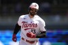 FILE -Minnesota Twins' Joey Gallo (13) runs the bases after hitting a two-run home run against the New York Yankees during the sixth inning of a baseball game Wednesday, April 26, 2023, in Minneapolis. Joey Gallo and the Washington Nationals agreed Tuesday, Jan. 23, 2024 to a $5 million, one-year contract, a person familiar with the negotiations told The Associated Press. (AP Photo/Abbie Parr, File)