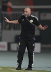 Algeria's head coach Djamel Belmadi reacts during the African Cup of Nations Group D soccer match between Algeria and Angola in Bouake, Ivory Coast, Monday, Jan. 15, 2024. (AP Photo/Themba Hadebe)