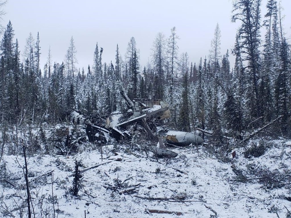 The wreckage from a plane crash is shown in Fort Smith, N.W.T., in this recent handout photo. A passenger plane crashed early Tuesday near the town of Fort Smith, N.W.T., near the Alberta boundary. The coroner's office says six people have died and one person was taken to hospital. THE CANADIAN PRESS/HO - Transportation Safety Board of Canada