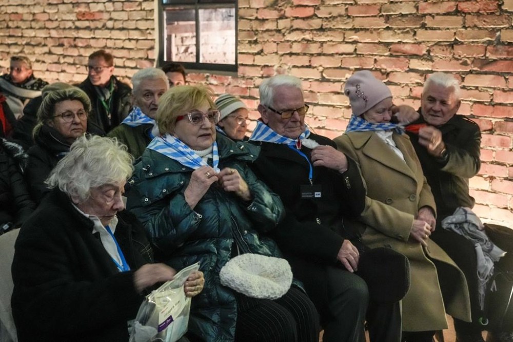 Nazi death camp survivors mark 79th anniversary of Auschwitz liberation ...