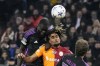 FILE - Galatasaray's Sacha Boey, centre, and Bayern's Dayot Upamecano, centre left, challenge for the ball during the Champions League group A soccer match between Bayer Munich and Galatasaray at the Allianz Arena stadium in Munich, Germany, Nov. 8, 2023. Bayern Munich has signed French defender Sacha Boey from Galatasaray in a deal that could be worth more than 35 million euros ($38 million). (AP Photo/Matthias Schrader, File)
