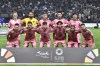 Inter Miami's players pose for a group picture during the Riyadh Season Cup soccer match between Inter Miami and Al Hilal at Kingdom Arena Stadium in Riyadh, Saudi Arabia, Monday, Jan. 29, 2024. (AP Photo)