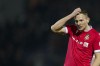 Wrexham's Paul Mullin reacts during the English FA Cup fourth round soccer match between Blackburn Rovers and Wrexham, at Ewood Park stadium, in Blackburn, England, Monday, Jan. 29, 2024. (AP Photo/Dave Thompson)