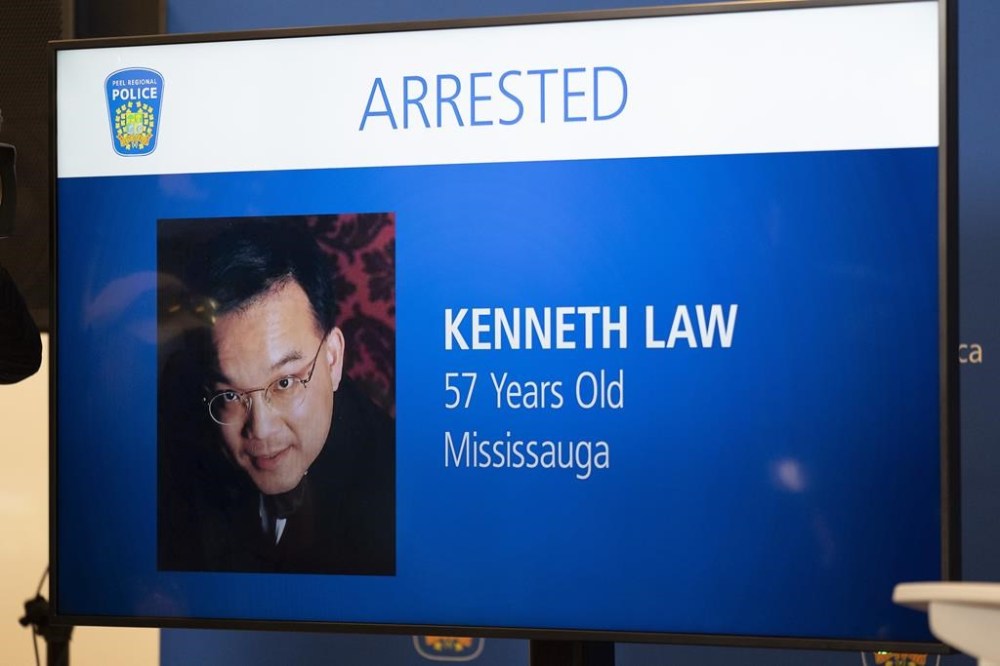 The case of an Ontario man accused of sending lethal substances to people who later took their own lives will proceed by direct indictment. A photo of Kenneth Law, an Ontario man accused of selling a deadly substance online, is shown during a press conference, in Mississauga, Ont, Tuesday, Aug. 29, 2023. THE CANADIAN PRESS/Arlyn McAdorey