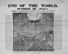 This image provided by the Adventist Digital Library shows part of a Millerite document circulated on Oct. 16, 1844, in the Boston area, with a headline reading, 