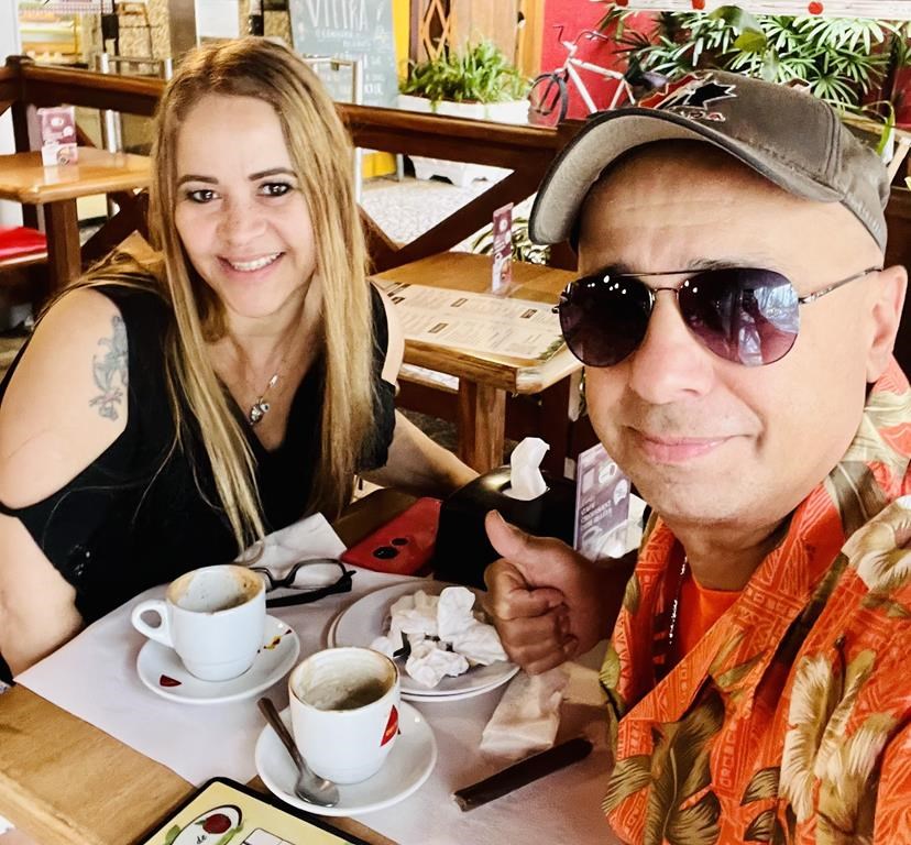Ihsan Abdul Salam (right) of Vancouver is seen in a handout photo on a trip to Sao Paulo, Brazil. Salam is out $2,280 after falling prey to an online travel scam. THE CANADIAN PRESS/HO-Sam Abdul Salam **MANDATORY CREDIT**