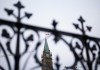 The Peace Tower is pictured on Parliament Hill in Ottawa on Tuesday, Dec. 19, 2023. The federal government is releasing previously classified details from a report that outlines the extent to which Canada provided a safe haven to former Nazis during the Cold War. THE CANADIAN PRESS/Sean Kilpatrick