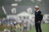 FILE - Bernhard Langer, of Germany, waits to hit on the first hole during the second round of the Masters golf tournament at Augusta National Golf Club on Friday, April 7, 2023, in Augusta, Ga. Langer had surgery for an Achilles' tendon tear on Friday, Feb. 2, 2024. He had said this year would be his last time playing the Masters. (AP Photo/Matt Slocum, File)