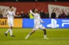 Toronto FC forward Lorenzo Insigne (24) celebrates after defeating New York City FC in MLS soccer action in Toronto, on Saturday, April 29, 2023. THE CANADIAN PRESS/Andrew Lahodynskyj