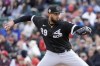 FILE - Chicago White Sox' Keynan Middleton throws during the fourth inning of a spring training baseball game against the Los Angeles Angels Sunday, Feb. 26, 2023, in Tempe, Ariz. Right-handed reliever Keynan Middleton has agreed to a $6 million, one-year contract with the St. Louis Cardinals. The team announced Saturday, Feb. 3, 2024 that Middleton, 30, joins the organization as its 10th pitching addition this offseason.(AP Photo/Morry Gash, File)