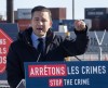 Federal Conservative Party leader Pierre Poilievre speaks about his car theft policy during a news conference at the Port of Montreal on Tuesday, February 6, 2024.THE CANADIAN PRESS/Ryan Remiorz