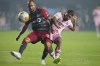 Inter Miami forward Josef Martinez, right, passes past Toronto FC midfielder Victor Vazquez during the first half of an MLS soccer match, Wednesday, Sept. 20, 2023, in Fort Lauderdale, Fla. Martinez isn’t scoring at the goal-per-game rate he used to in Major League Soccer. But the 30-year-old striker still believes he has a lot to give, especially to a developing club like CF Montreal. THE CANADIAN PRESS/AP/Wilfredo Lee