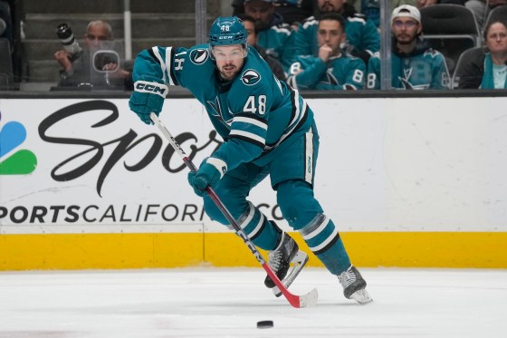 Tomas Hertl has 13 goals and 28 points. (Jeff Chiu / The Associated Press files)