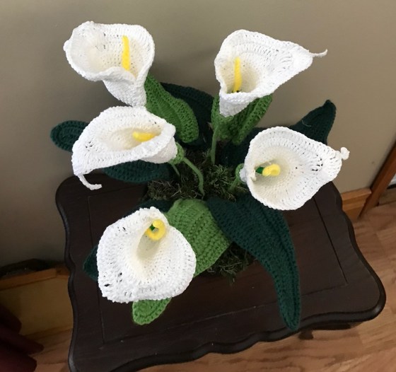 Crocheted Calla Lily (Barbara Bergen)