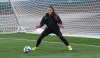 Canada goalkeeper Lysianne Proulx works during a training session ahead of the FIFA Women's World Cup in Melbourne, Australia, Thursday, July 20, 2023. Bay FC has acquired Proulx in a deal with Australia's Melbourne City FC.THE CANADIAN PRESS/Scott Barbour
