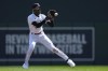 FILE - Minnesota Twins second baseman Nick Gordon fields the ball during the third inning of the team's baseball game against the Chicago White Sox, April 10, 2023, in Minneapolis. Gordon went to salary arbitration with the Twins on Friday, Feb. 9, asking for a raise from $735,400 to $1.25 million as the team argued for $900,000. A decision is expected Saturday. (AP Photo/Abbie Parr, File)