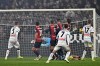 Atalanta's Teun Koopmeiners, 7, scores their side's second goal of the game during the Italian Serie A soccer match between Genoa and Atalanta at Luigi Ferraris stadium in Genoa, Italy, Sunday, Feb. 11, 2024. (Tano Pecoraro/LaPresse via AP)