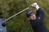 Nick Taylor, of Canada, watches his tee shot on the fifth hole during the third round of the Phoenix Open golf tournament Saturday, Feb. 10, 2024, in Scottsdale, Ariz. (AP Photo/Ross D. Franklin)