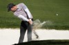 Nick Taylor, of Canada, hits out of a fairway bunker on the second hole during the final round of the Phoenix Open golf tournament Sunday, Feb. 11, 2024, in Scottsdale, Ariz. (AP Photo/Ross D. Franklin)